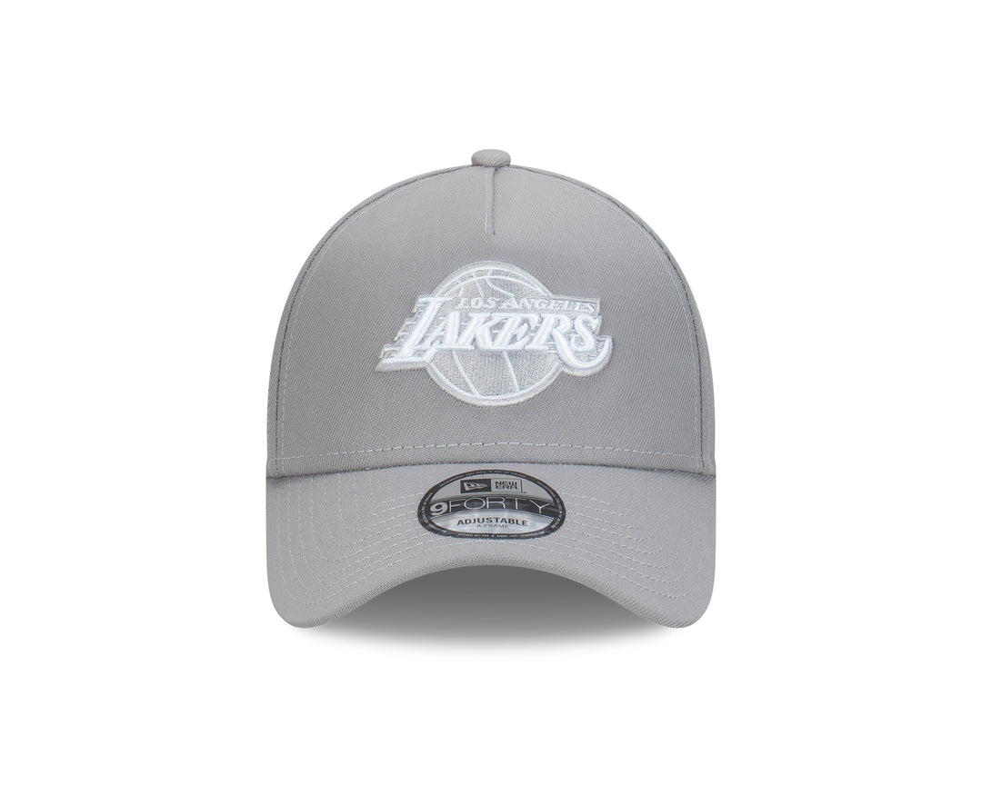 New Era หมวกรุ่น Los Angeles Lakers Repreve® Cloud Gray 9FORTY A-Frame Cap