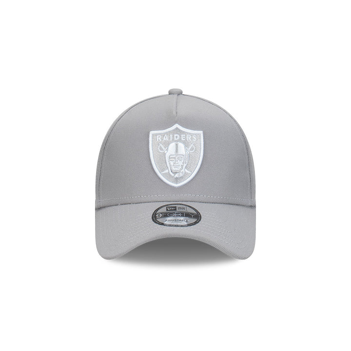 New Era หมวกรุ่น Las Vegas Raiders Repreve® Cloud Gray 9FORTY A-Frame Cap