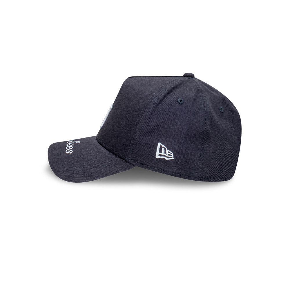 New Era หมวกรุ่น New York Yankees Team Visor Hit Navy 9FORTY A-Frame Cap