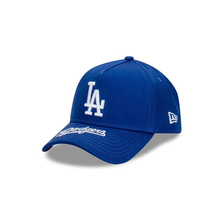 New Era หมวกรุ่น Los Angeles Dodgers Team Visor Hit Dark Royal9FORTY A-Frame Cap