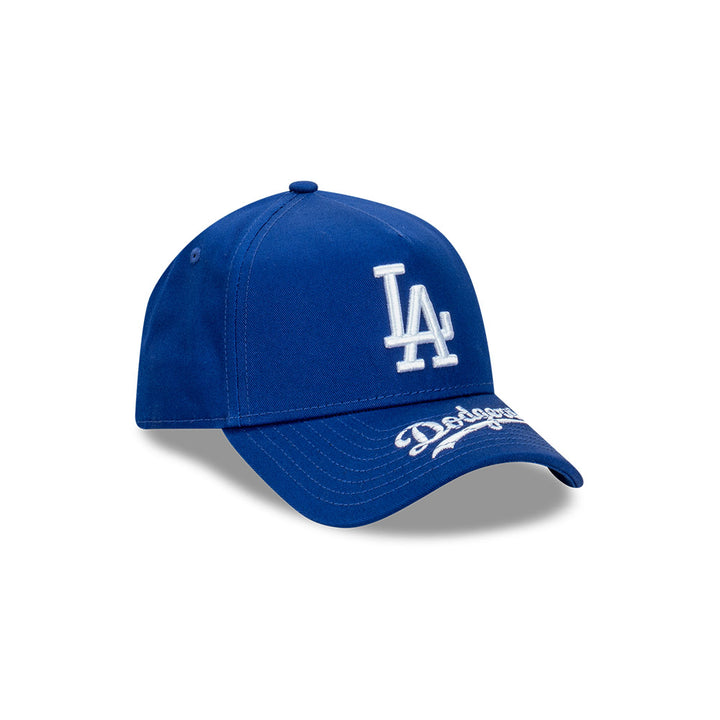 New Era หมวกรุ่น Los Angeles Dodgers Team Visor Hit Dark Royal9FORTY A-Frame Cap