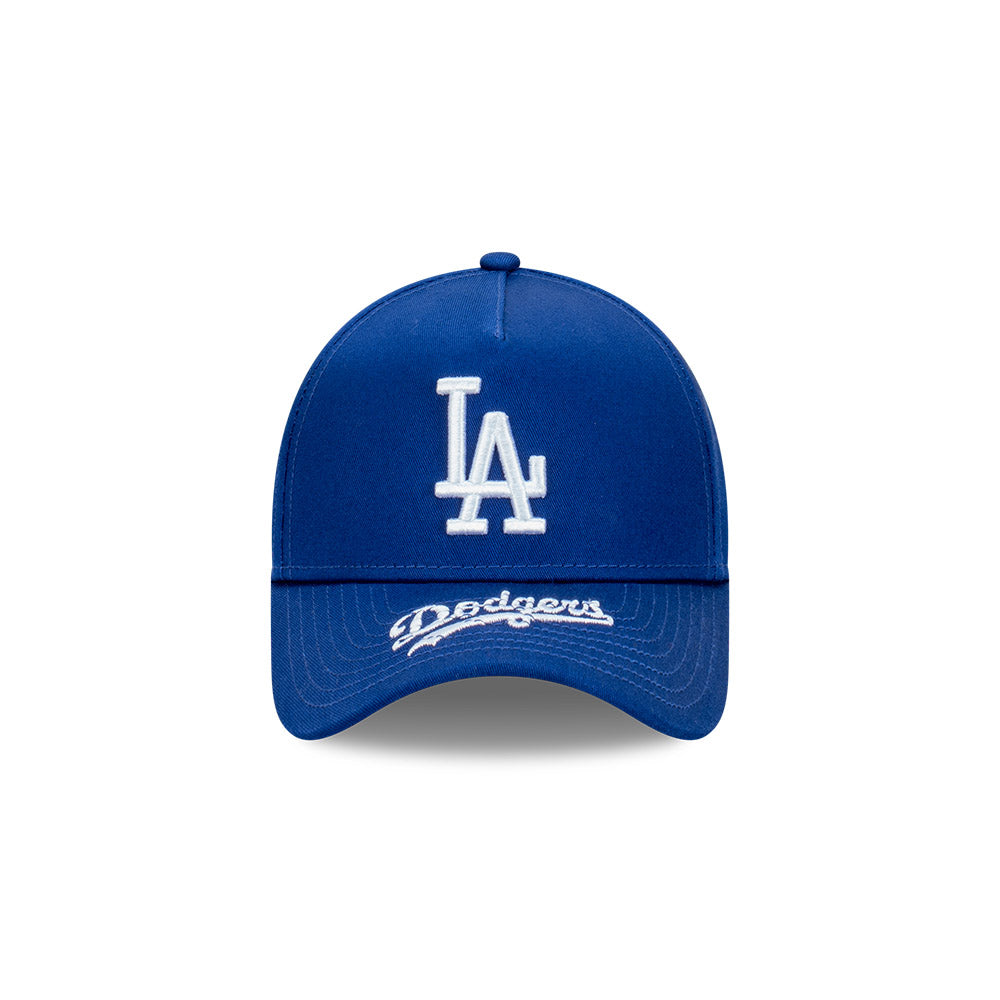 New Era หมวกรุ่น Los Angeles Dodgers Team Visor Hit Dark Royal9FORTY A-Frame Cap