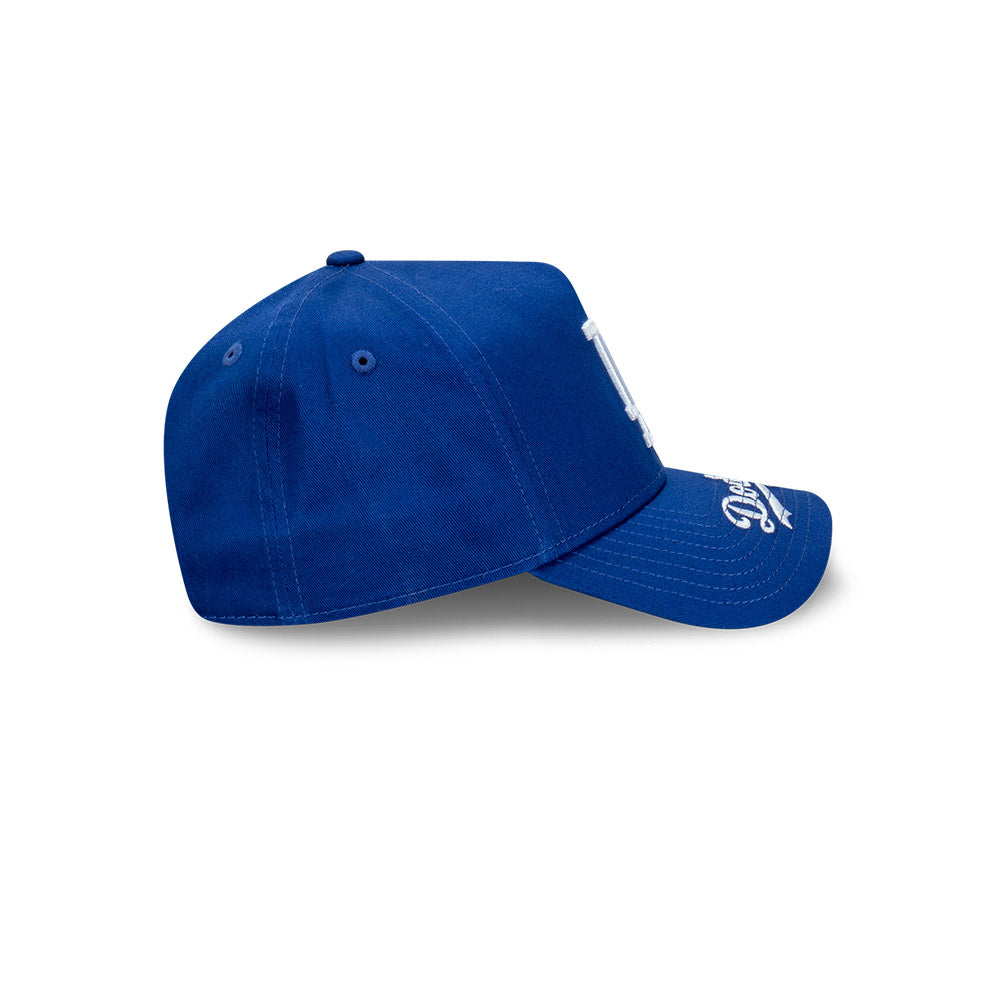 New Era หมวกรุ่น Los Angeles Dodgers Team Visor Hit Dark Royal9FORTY A-Frame Cap