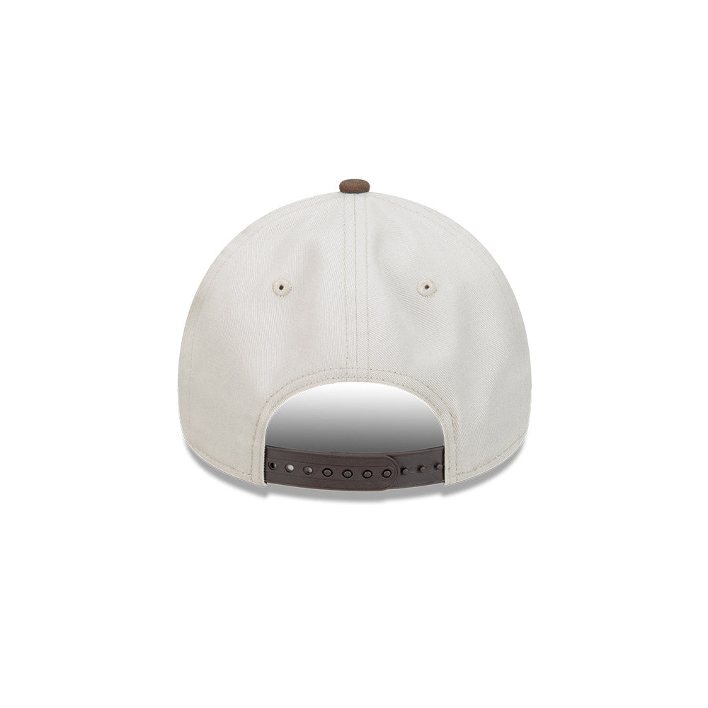 New Era หมวกรุ่น Boston Red Sox 2-Tone Vintage Stone Walnut 9FORTY A-Frame Cap