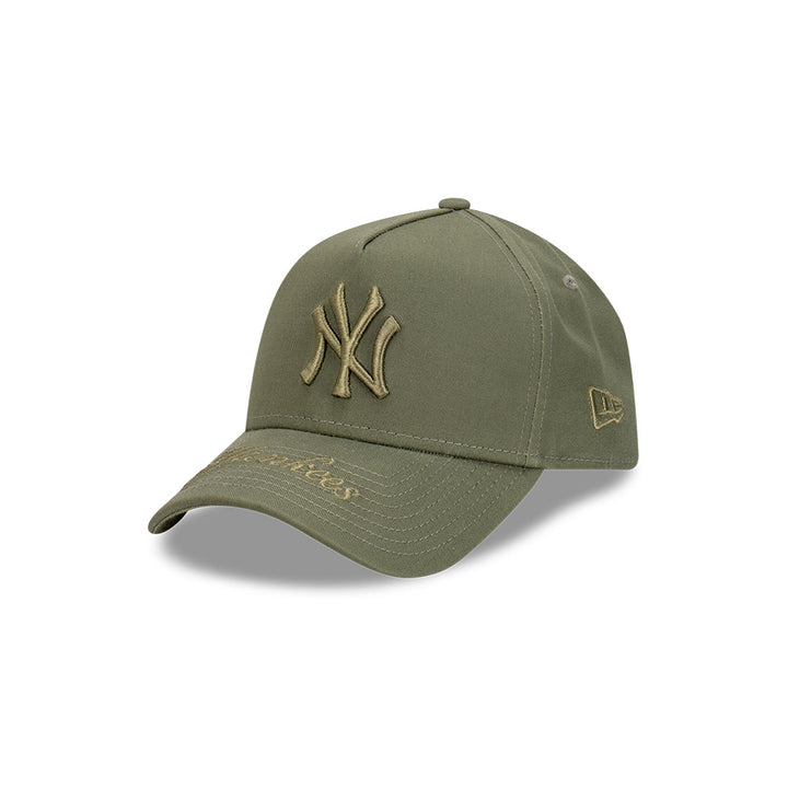 New Era หมวกรุ่น New York Yankees Tonal Visor Hit New Olive 9Forty A-Frame Cap