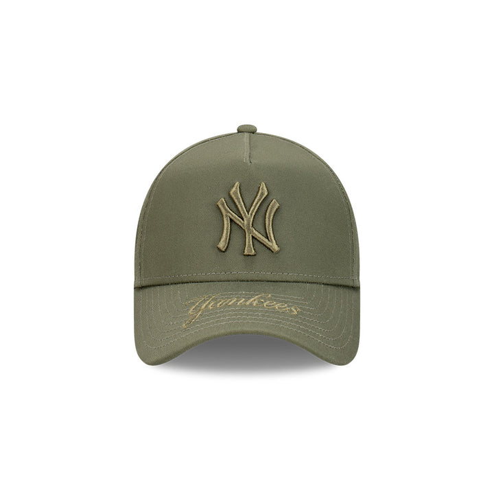 New Era หมวกรุ่น New York Yankees Tonal Visor Hit New Olive 9Forty A-Frame Cap