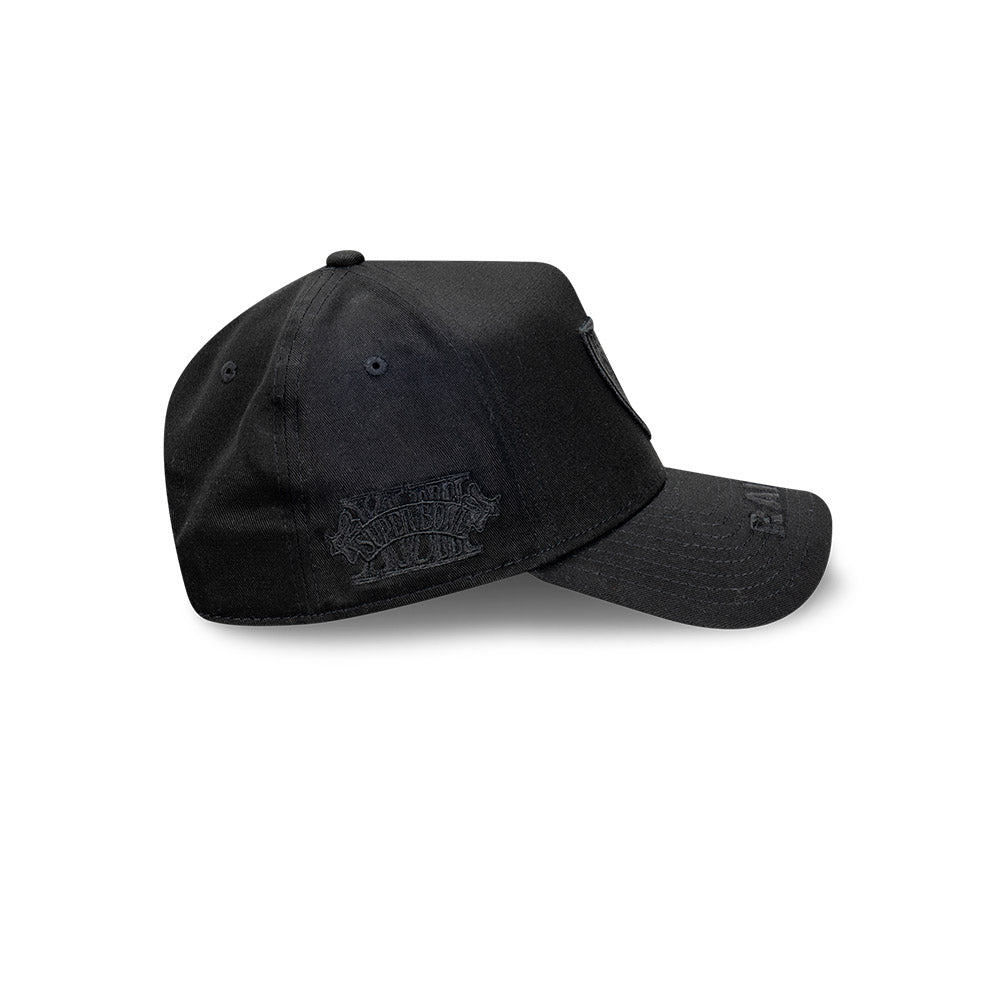 New Era หมวกรุ่น Las Vegas Raiders Tonal Visor Hit Black 9Forty A-Frame Cap