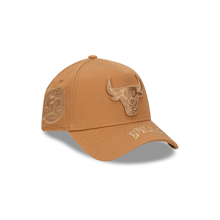 New Era หมวกรุ่น Los Angeles Lakers Tonal Visor Hit Wheat 9Forty A-Frame Cap