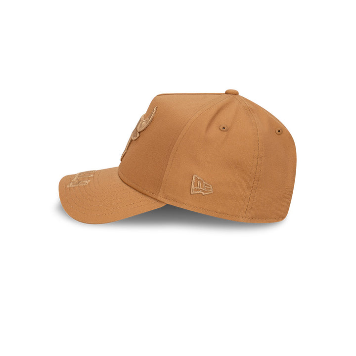 New Era หมวกรุ่น Los Angeles Lakers Tonal Visor Hit Wheat 9Forty A-Frame Cap