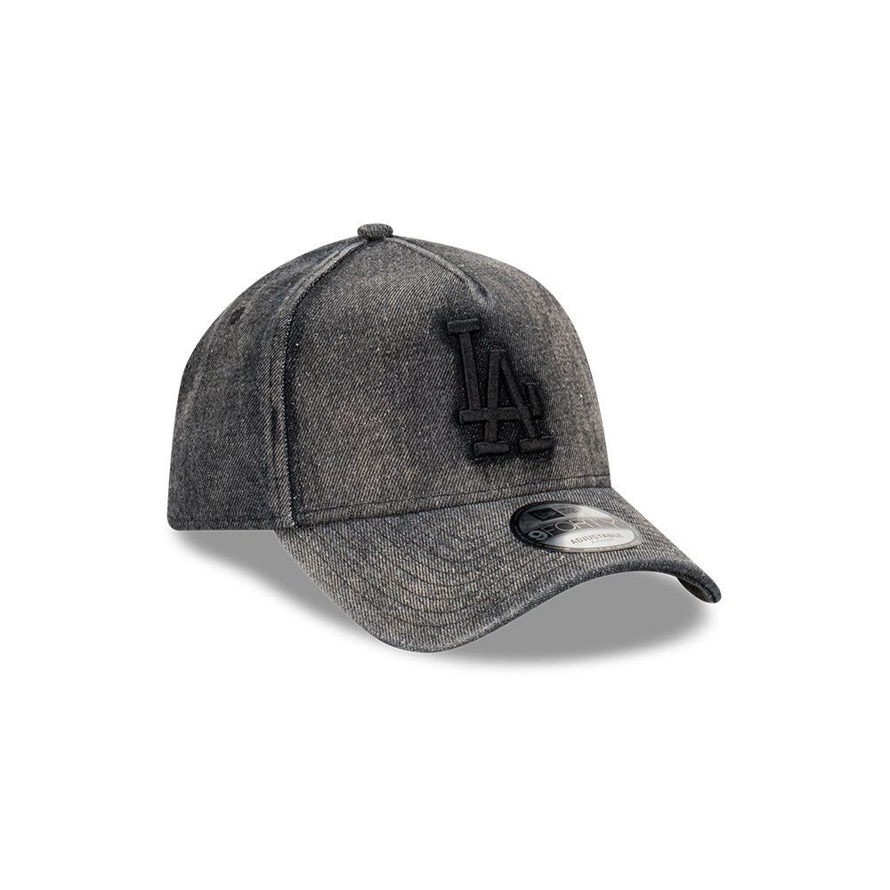 New Era หมวกรุ่น Los Angeles Dodgers Snow Wash Black Denim 9Forty Af Cap