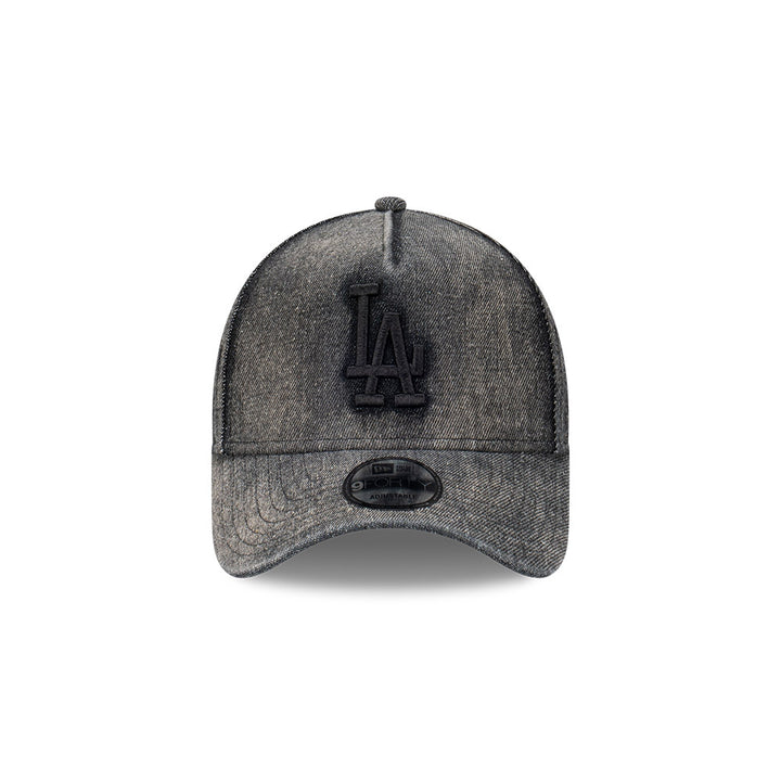 New Era หมวกรุ่น Los Angeles Dodgers Snow Wash Black Denim 9Forty Af Cap