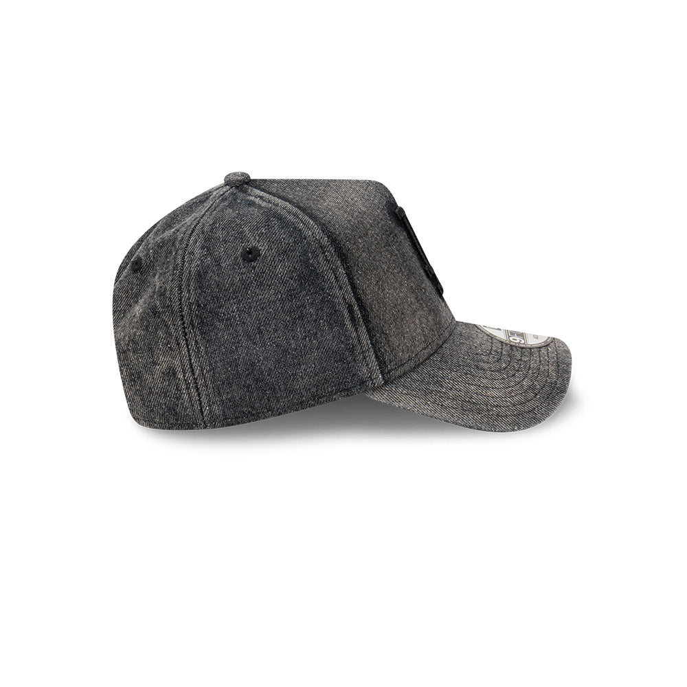 New Era หมวกรุ่น Los Angeles Dodgers Snow Wash Black Denim 9Forty Af Cap
