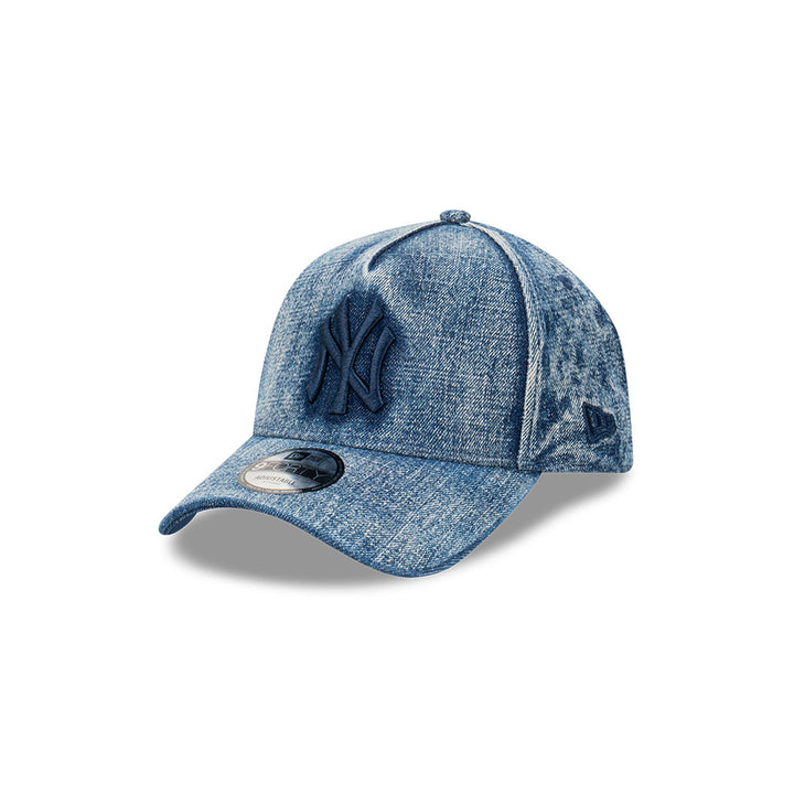 New Era หมวกรุ่น New York Yankees Snow Wash Blue Denim 9Forty Af Cap