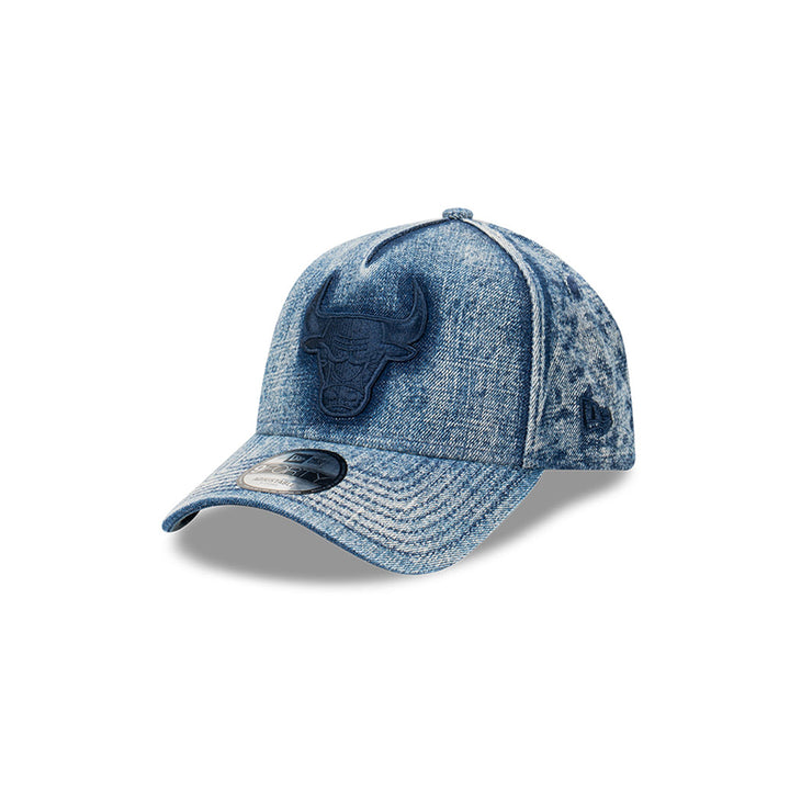 New Era หมวกรุ่น Chicago Bulls Snow Wash Blue Denim 9Forty Af Cap
