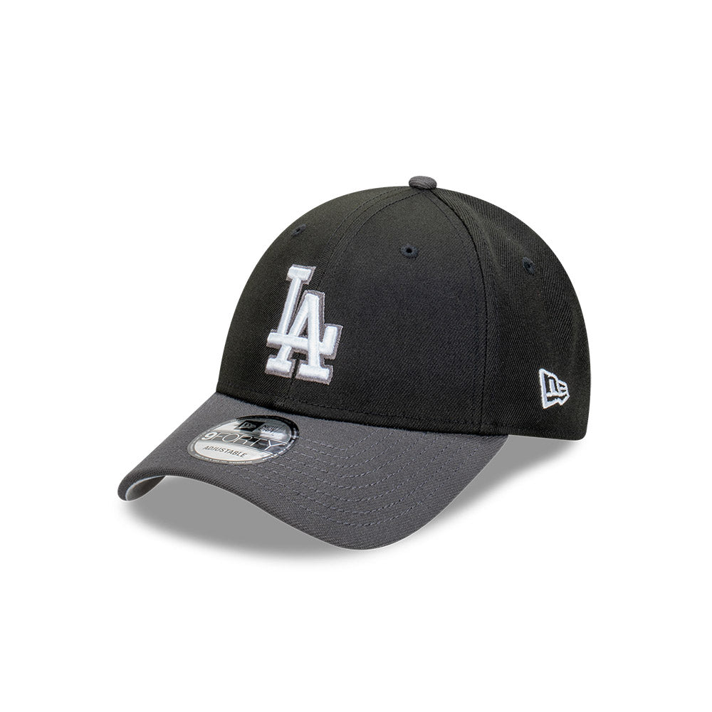 New Era หมวกรุ่น Los Angeles Dodgers Repreve® 2-Tone Graphite Visor Black 9Forty Cap