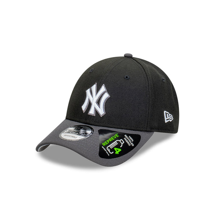 New Era หมวกรุ่น New York Yankees Repreve® 2-Tone Graphite Visor Black 9Forty Cap