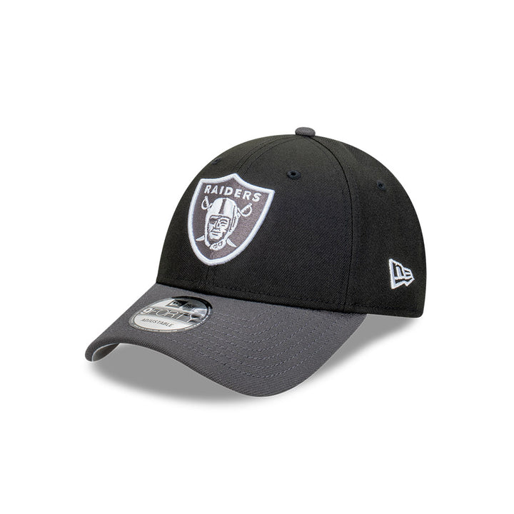 New Era หมวกรุ่น Las Vegas Raiders Repreve® 2-Tone Graphite Visor Black 9Forty Cap