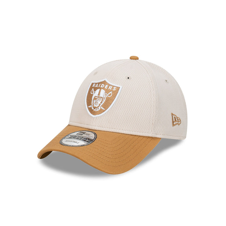 New Era หมวกรุ่น Las Vegas Raiders Dashmark 2-Tone Wheat Visor Stone 9Forty Cap