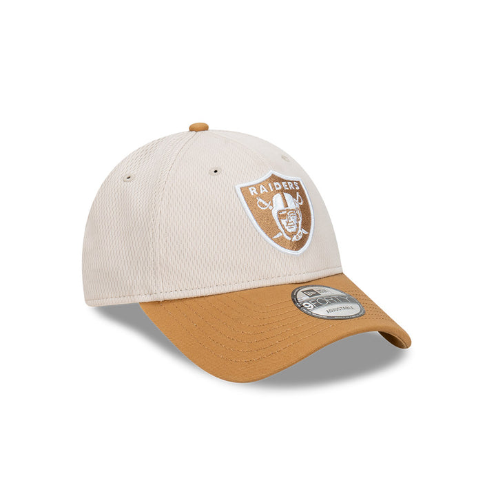 New Era หมวกรุ่น Las Vegas Raiders Dashmark 2-Tone Wheat Visor Stone 9Forty Cap