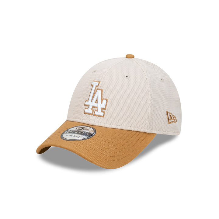 New Era หมวกรุ่น Los Angeles Dodgers Dashmark 2-Tone Wheat Visor Stone 9Forty Cap