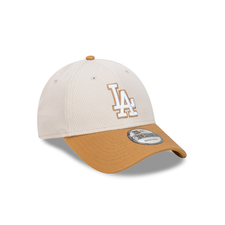 New Era หมวกรุ่น Los Angeles Dodgers Dashmark 2-Tone Wheat Visor Stone 9Forty Cap