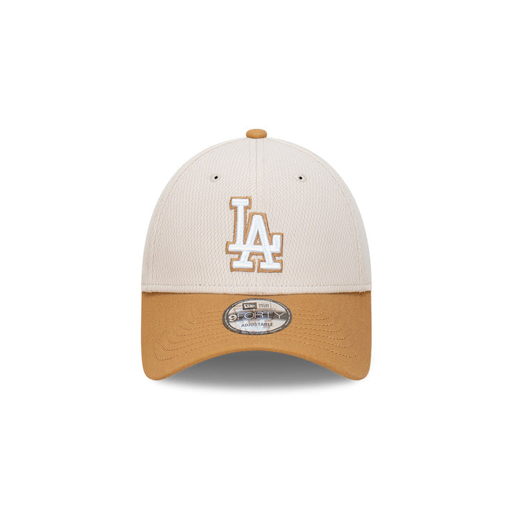 New Era หมวกรุ่น Los Angeles Dodgers Dashmark 2-Tone Wheat Visor Stone 9Forty Cap