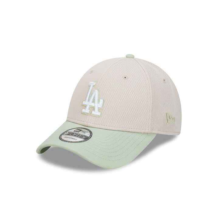 New Era หมวกรุ่น Los Angeles Dodgers Dashmark 2-Tone Soft Grass Visor Stone 9Forty Cap