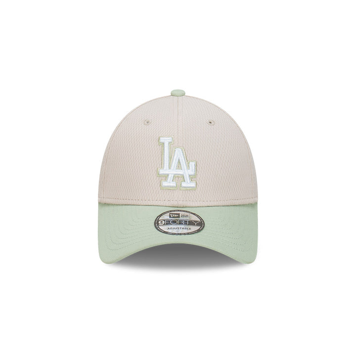 New Era หมวกรุ่น Los Angeles Dodgers Dashmark 2-Tone Soft Grass Visor Stone 9Forty Cap