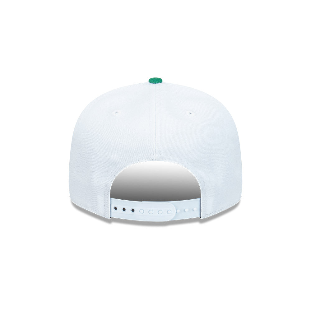 New Era หมวกรุ่น Boston Celtics NBA Vintage Script Optic White 9FIFTY Cap