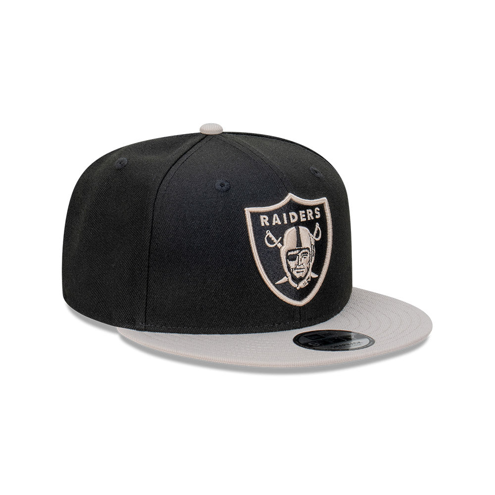 New Era หมวกรุ่น Las Vegas Raiders 2-Tone Black Stone 9FIFTY Cap