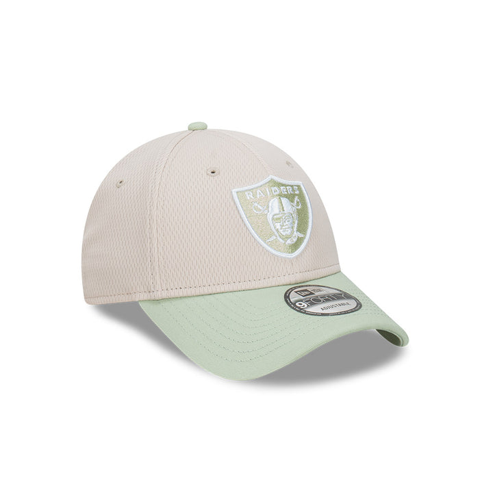 New Era หมวกรุ่น Las Vegas Raiders Dashmark 2-Tone Soft Grass Visor Stone 9Forty Cap