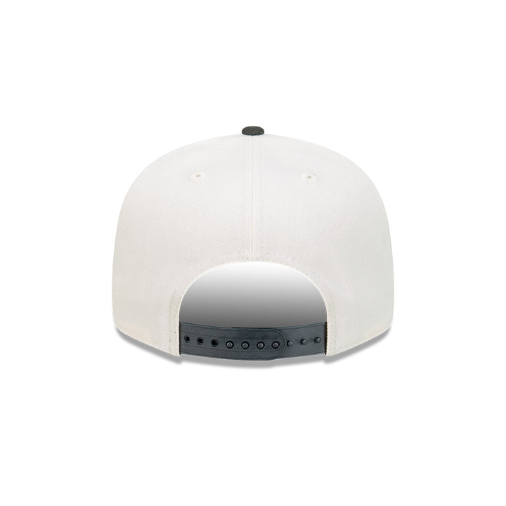 New Era หมวกรุ่น Las Vegas Raiders Stack Script 2-Tone Black Visor Chrome White 9FIFTY Cap