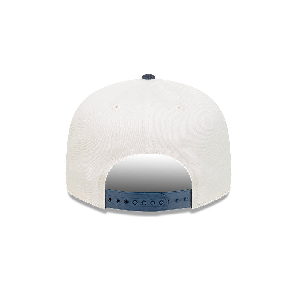 New Era หมวกรุ่น New York Yankees Stack Script 2-Tone Navy Visor Chrome White 9FIFTY Cap