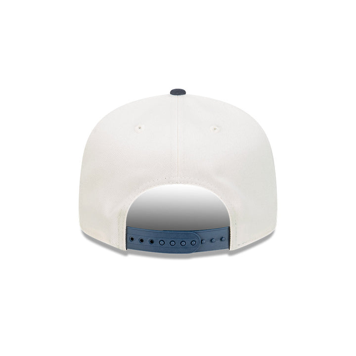 New Era หมวกรุ่น New York Yankees Stack Script 2-Tone Navy Visor Chrome White 9FIFTY Cap