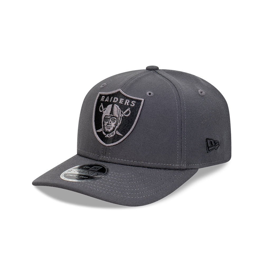 New Era หมวกรุ่น Las Vegas Raiders Carbon Steel Dark Gray 9Seventy Stretch-Snap Cap