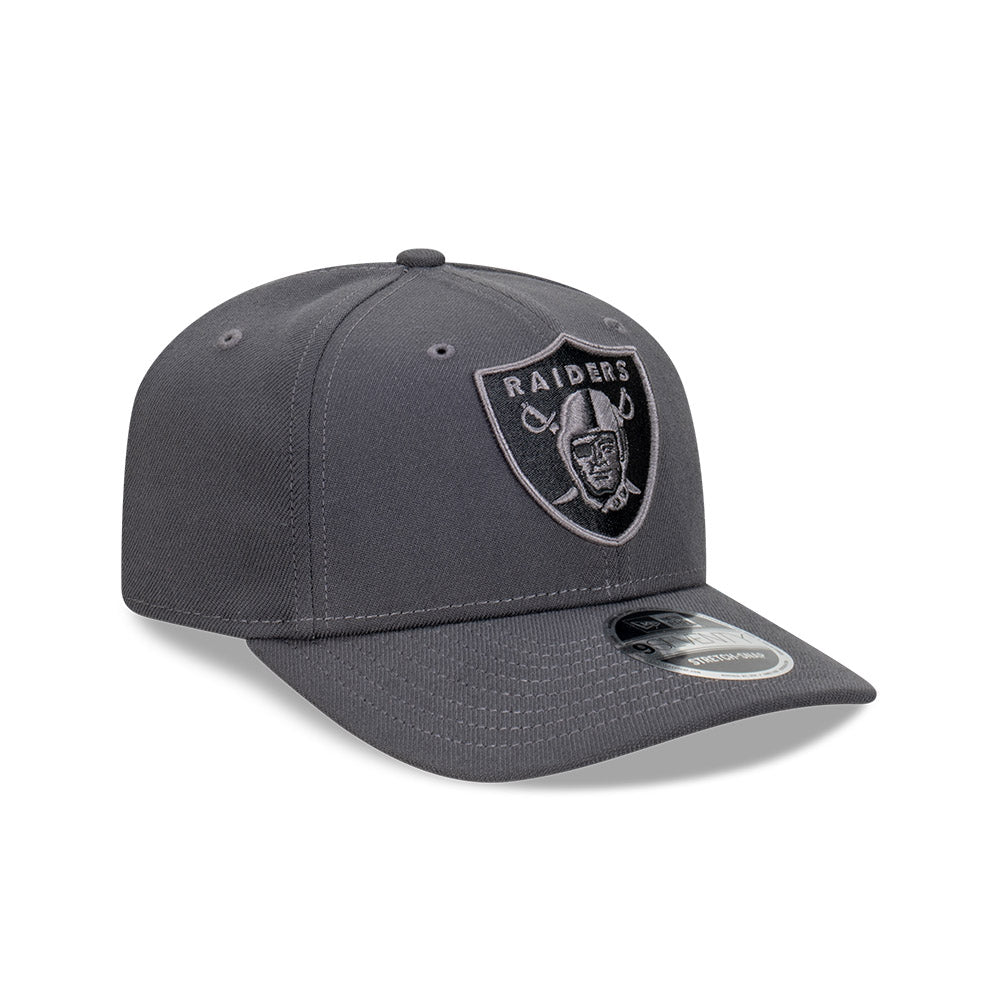 New Era หมวกรุ่น Las Vegas Raiders Carbon Steel Dark Gray 9Seventy Stretch-Snap Cap