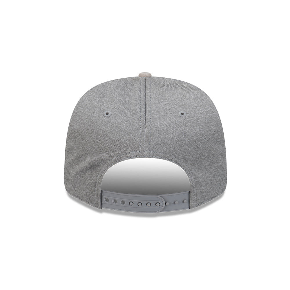 New Era หมวกรุ่น Los Angeles Dodgers Shadow Tech 2-Tone Stone Visor Gray 9SEVENTY Stretch-Snap Cap