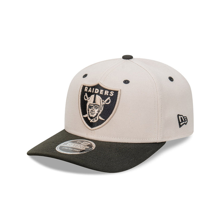 New Era หมวกรุ่น Las Vegas Raiders Stone Black 2-Tone 9Seventy Stretch Snap Cap