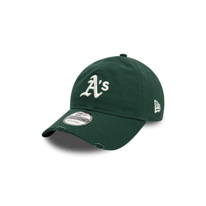 New Era หมวกรุ่น Oakland Athletics Distressed Dark Green 9Twenty Cap