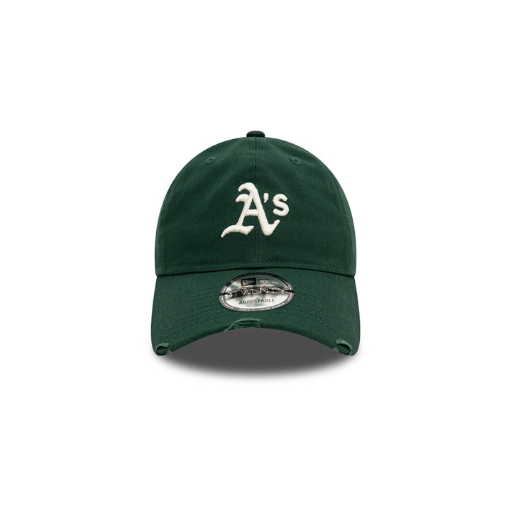 New Era หมวกรุ่น Oakland Athletics Distressed Dark Green 9Twenty Cap