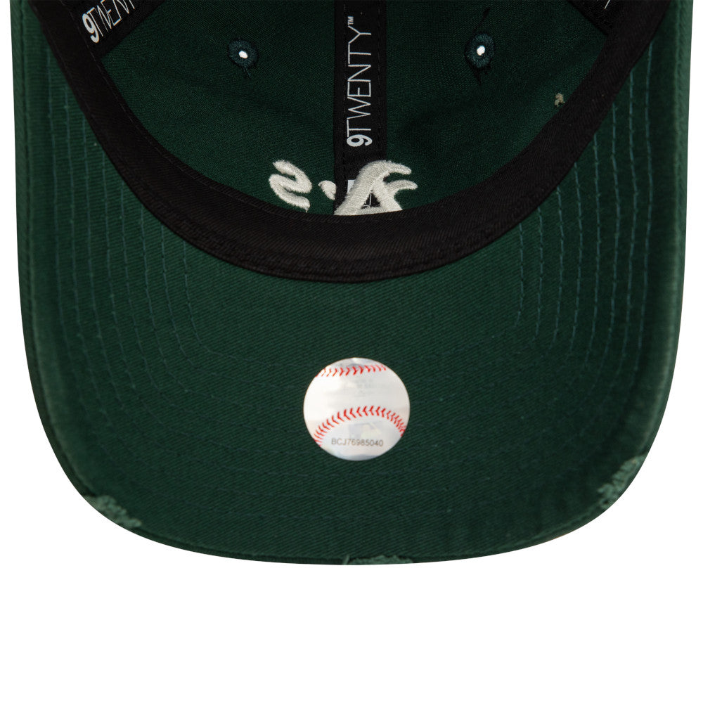 New Era หมวกรุ่น Oakland Athletics Distressed Dark Green 9Twenty Cap