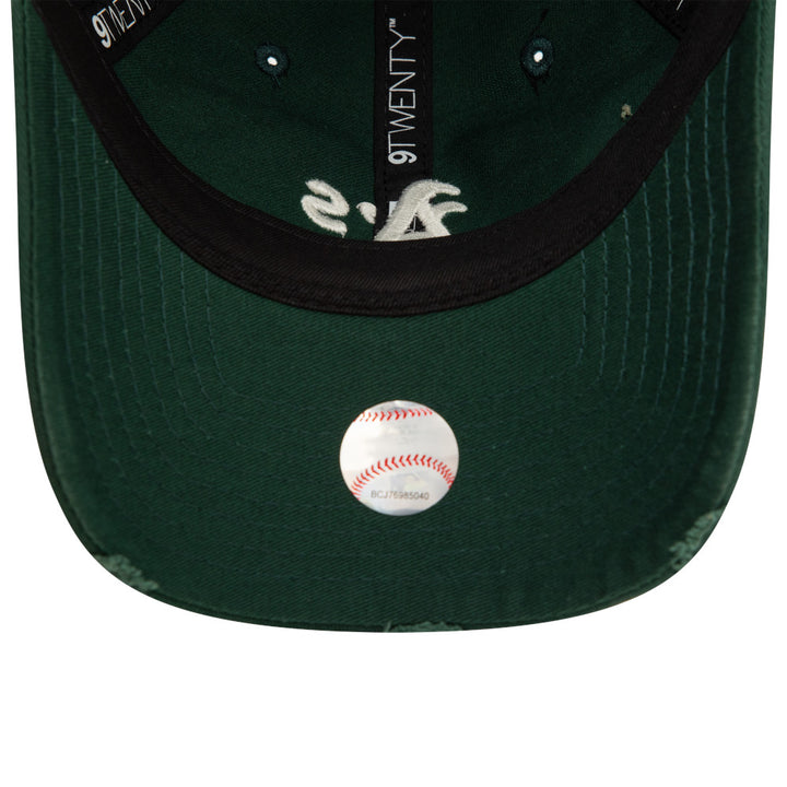 New Era หมวกรุ่น Oakland Athletics Distressed Dark Green 9Twenty Cap