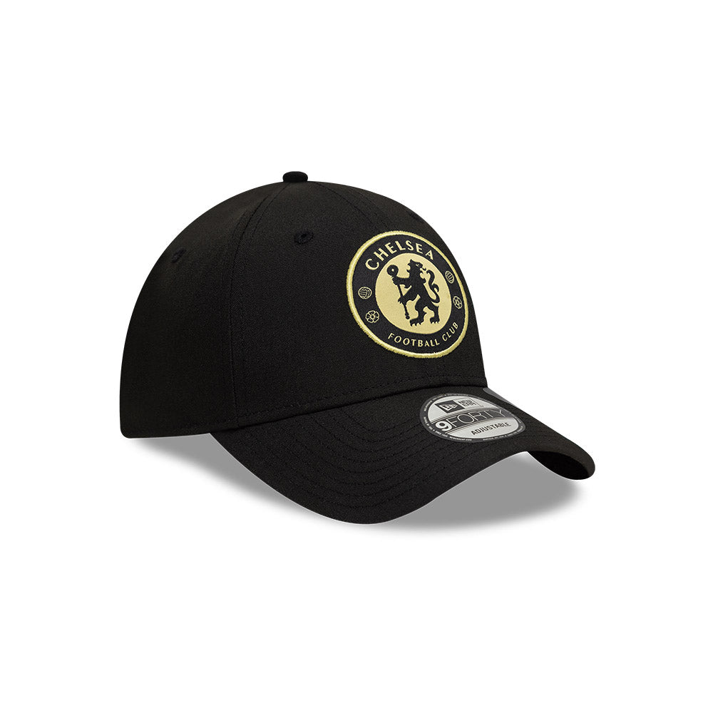 New Era หมวกรุ่น Chelsea EMEA Team Sport Black 9Forty Cap