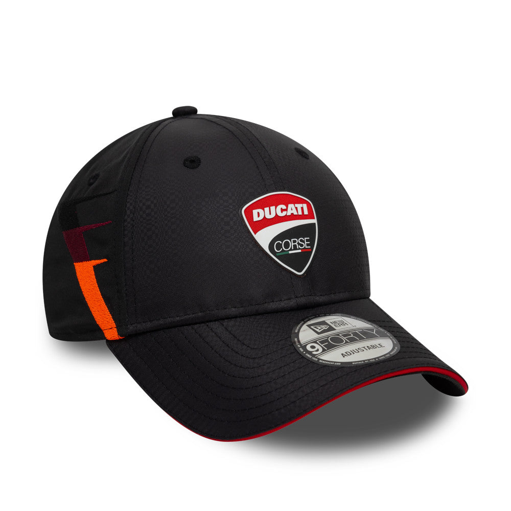 New Era หมวกรุ่น DUCATI EMEA Team Sport Black 9FORTY Cap