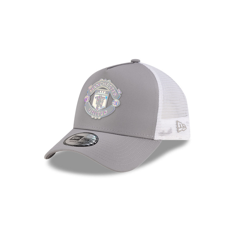 New Era หมวกรุ่น Manchester United EMEA Team Sport Grey 9FORTY E-Frame Trucker Cap