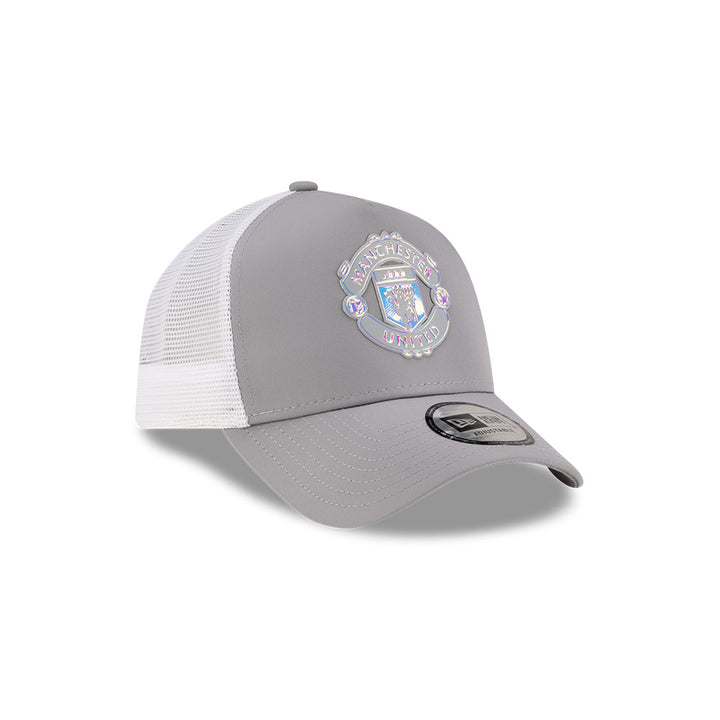 New Era หมวกรุ่น Manchester United EMEA Team Sport Grey 9FORTY E-Frame Trucker Cap