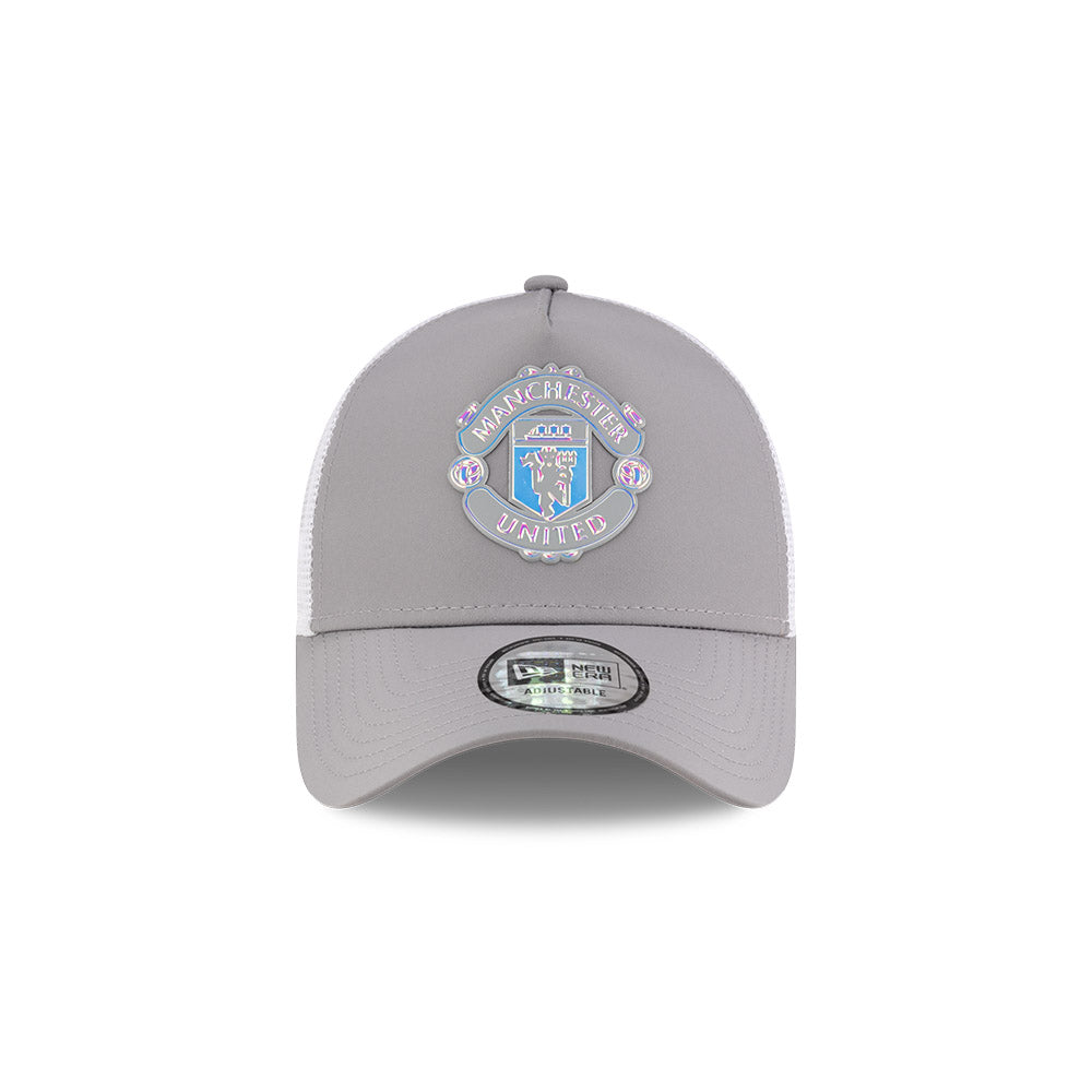 New Era หมวกรุ่น Manchester United EMEA Team Sport Grey 9FORTY E-Frame Trucker Cap