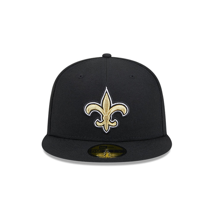 New Era หมวกรุ่น FELT x NFL New Orleans Saints Black 59FIFTY Cap