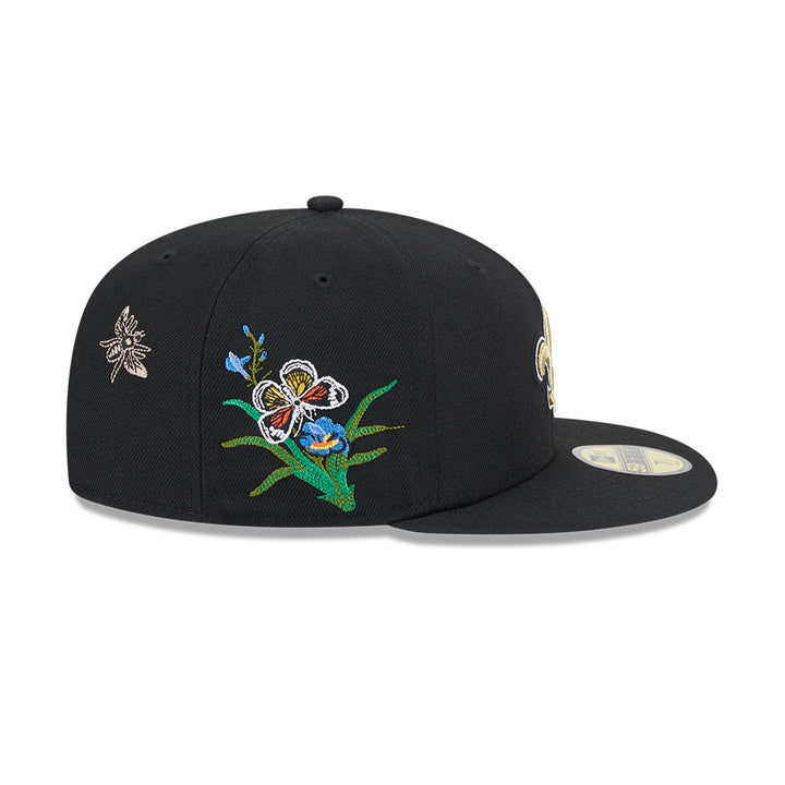 New Era หมวกรุ่น FELT x NFL New Orleans Saints Black 59FIFTY Cap