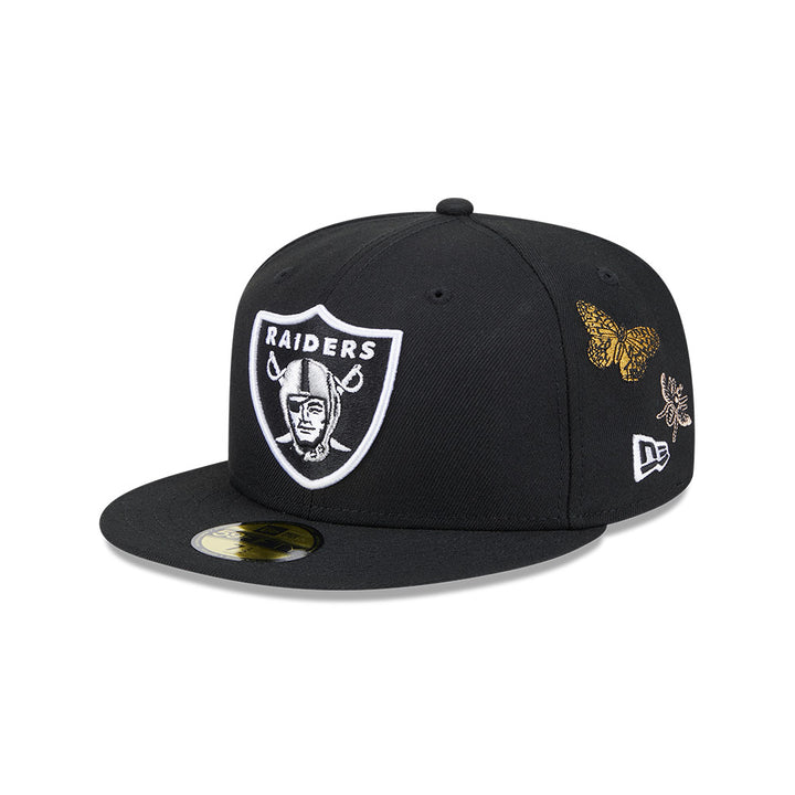 New Era หมวกรุ่น FELT x NFL Las Vegas Raiders Black 59FIFTY Cap